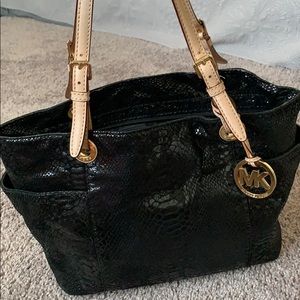 MK black tote